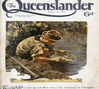 Illustrated front cover from The Queenslander, August 16, 1934