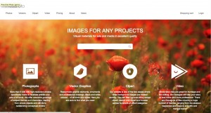 PressFoto embed offering front page