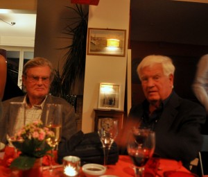 Louis Dalmas ( left) and my father , Russell Melcher, reunited many years after.