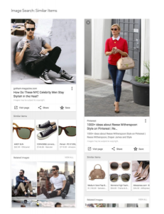 Google new " Similar Items" search